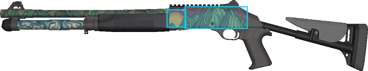 Pattern preview for XM1014 | XM1014 SOLITUDE