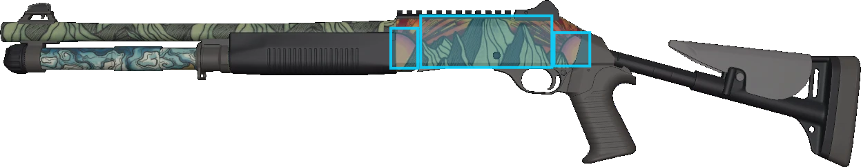 Pattern preview for XM1014 | XM1014 SOLITUDE