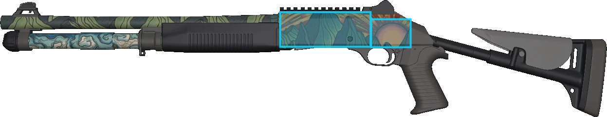 Pattern preview for XM1014 | XM1014 SOLITUDE