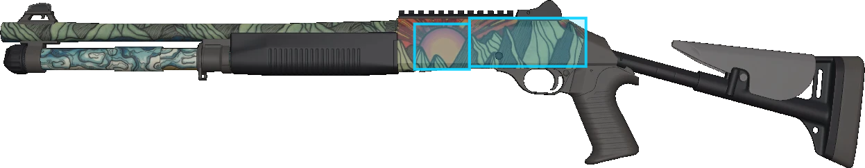 Pattern preview for XM1014 | XM1014 SOLITUDE