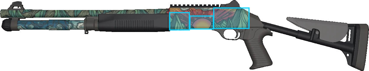 Pattern preview for XM1014 | XM1014 SOLITUDE